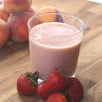 Strawberry and Peach Smoothies